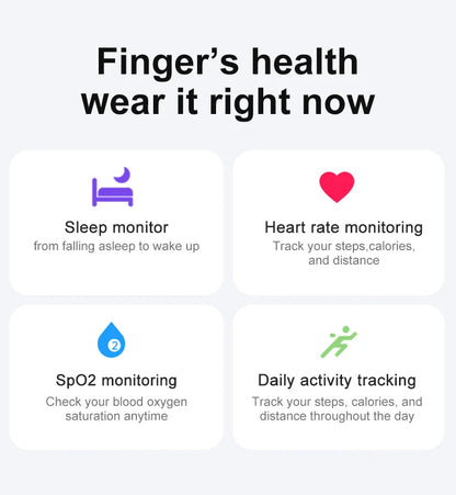 Smart Health Ring Men Women