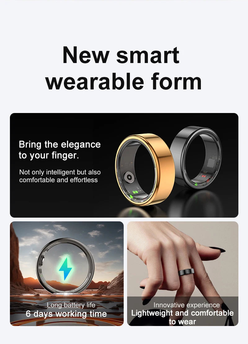 Smart Health Ring Men Women