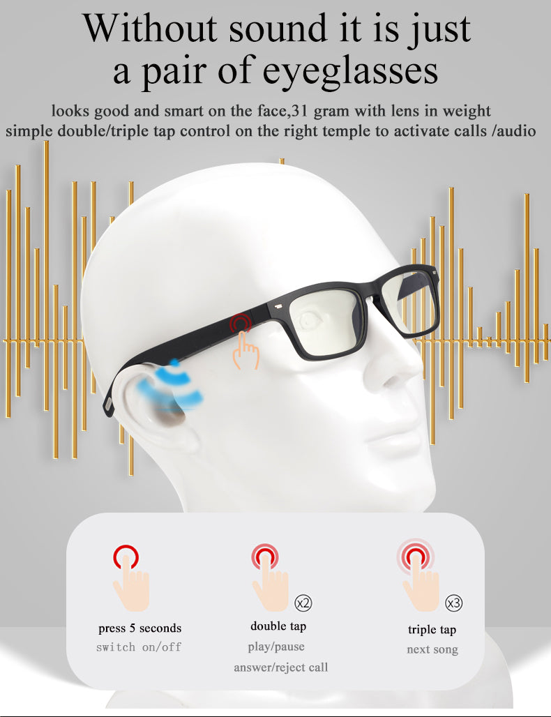 Fashion Smart Audio Glasses Eyewear